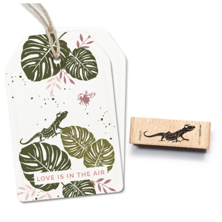 cats on appletrees STAMP☆Lizard Magali☆
